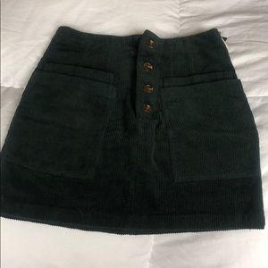 Corduroy skirt